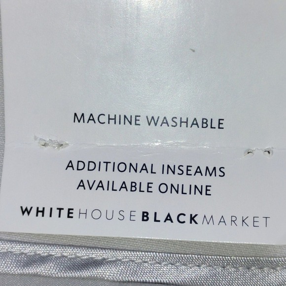 NWT White House Black Market Curvy Slim Ankle Pants Size 12 S Light Grey 2x30 - Picture 4 of 7